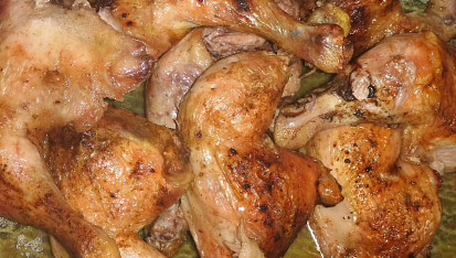 Pečená kuřecí stehna II