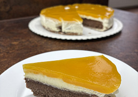 Řezy panna cotta s mangem