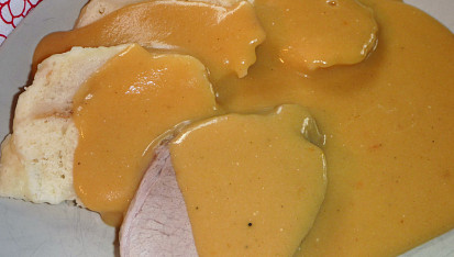 Svíčková z vepřového masa