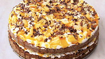 Ananasovo-karamelový dort