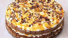 Ananasovo-karamelový dort