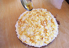 Ananasovo-karamelový dort