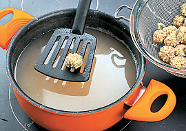 Jáhlové noky s dýňovým pyré