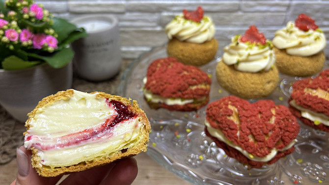 Křupavé krakelínky (Choux au craquelin)