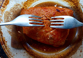 Trhané kuřecí šťavnaté prso