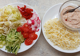 Trhané kuřecí šťavnaté prso