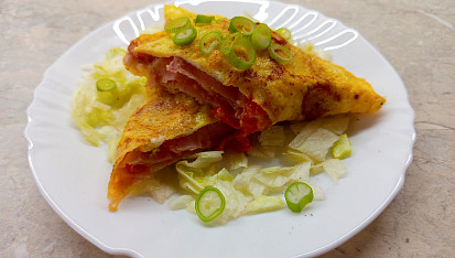 Vaječná plněná omeleta