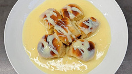 Buchtičky s vanilkovým krémem