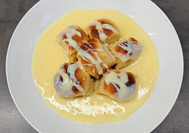 Buchtičky s vanilkovým krémem