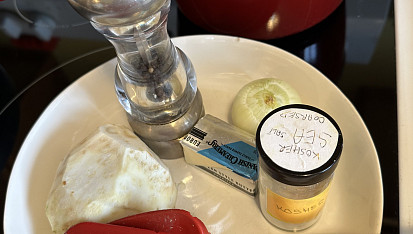 Celerová polévka s nivou