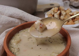 Krémová česnečka