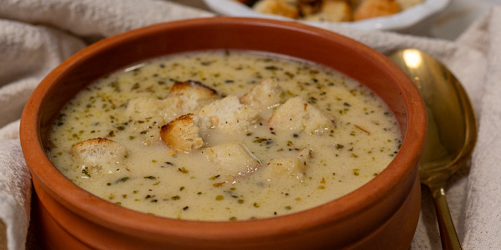 Krémová česnečka