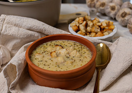 Krémová česnečka