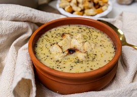 Krémová česnečka