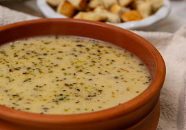 Krémová česnečka