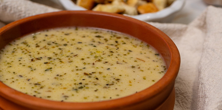 Krémová česnečka