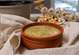 Krémová česnečka