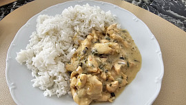 Kuřecí nudličky na pórku