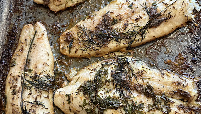 Sumec v marinádě, Sumec upečen ♥️