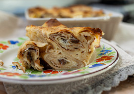 Zapečené palačinky s tvarohem podle ČSN