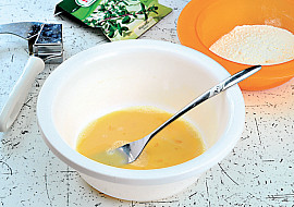 Drůbeží játra v česnekovém těstíčku