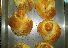 Jednoduché domácí housky