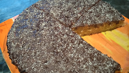 Kefírová buchta šťouchaná