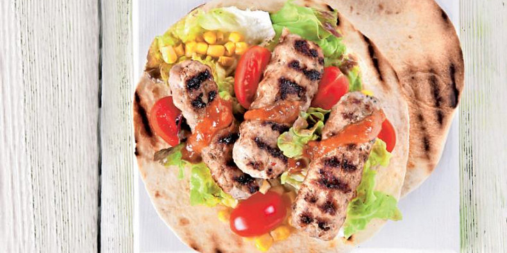 Mexické masové šišky s domácí BBQ omáčkou