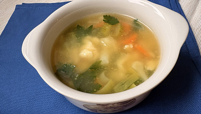 Polévka s kapáním