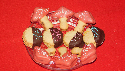 Pudinkové slepované cukroví