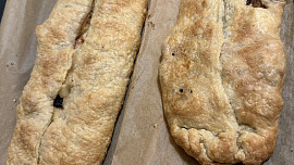 Štrúdl ze zmrazeného listového těsta