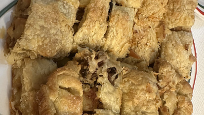 Štrúdl ze zmrazeného listového těsta, Štrudlik♥️