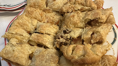 Štrúdl ze zmrazeného listového těsta, Mňam ♥️