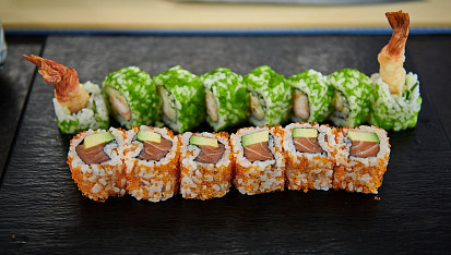 Uramaki sushi podle Richarda Tomáše