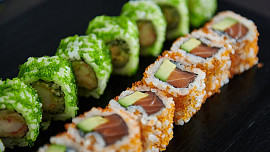 Uramaki sushi podle Richarda Tomáše