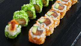 Uramaki sushi podle Richarda Tomáše