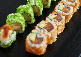 Uramaki sushi podle Richarda Tomáše