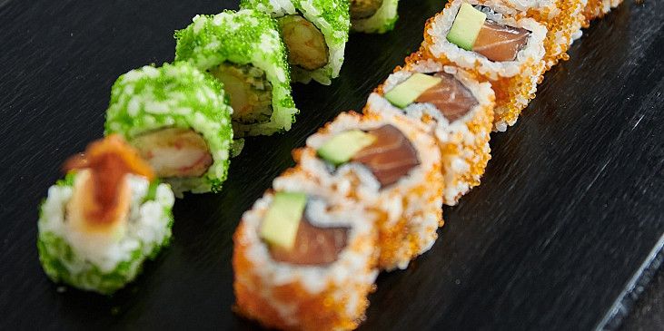 Uramaki sushi podle Richarda Tomáše