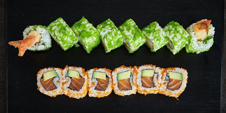 Uramaki sushi podle Richarda Tomáše