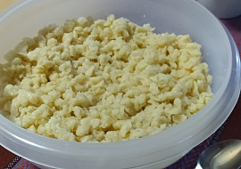 Halušky, noky jako  příloha