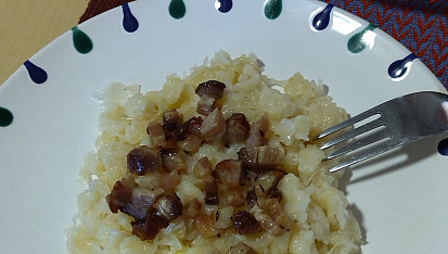 Halušky s kysaným zelím