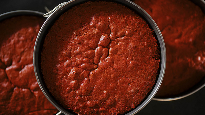 Korpus na Red velvet podle Šárky Divácké