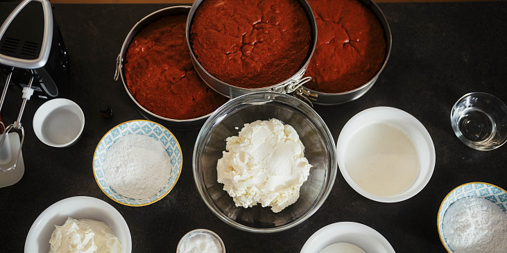 Korpus na Red velvet podle Šárky Divácké