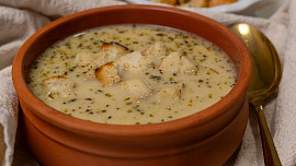 Krémová česnečka