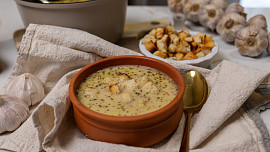 Krémová česnečka