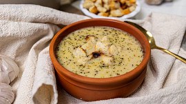 Krémová česnečka