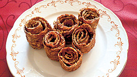 Sušená jablka trochu jinak (ovocné kůže)