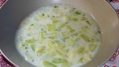 Tykvový prívarok s koprem