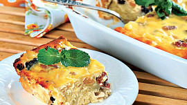 Zapečené těstoviny s tvarohem