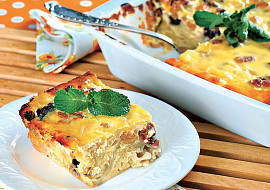 Zapečené těstoviny s tvarohem